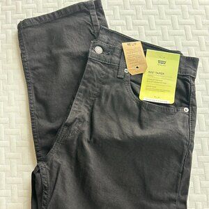 Levi 502 Taper Black Jeans